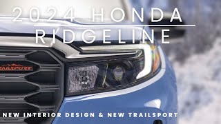 2024 Honda Ridgeline  New trailsport trim amp new interior [upl. by Henrieta600]