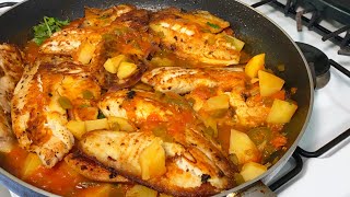 FILETE de PESCADO una receta que te encantará 😋😋  Cocinemos Con Cristina [upl. by Menard558]