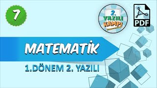 7 Sınıf Matematik  1 Dönem 2Yazılıya Hazırlık [upl. by Eniad]