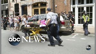 Violence erupts at white nationalist rally in Charlottesville Va [upl. by Woothen]