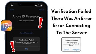 Fix Verification Failed There Was An Error Connecting To The Server [upl. by Kcirderfla]