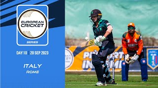 🔴 ECS Italy Rome 2023  Day 10  T10 Live Cricket  European Cricket [upl. by Kus]