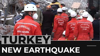 Magnitude 56 quake hits Turkey in latest major aftershock [upl. by Minni]