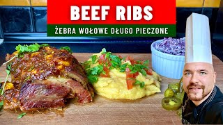 CHEF JACHYM  Beef Ribs czyli Żebra Wołowe długo pieczone [upl. by Beare256]