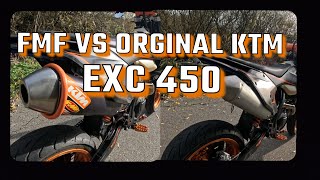 Exc 450 Ktm sound fmf 450500350250 sxf exc wydech z fmf na plus [upl. by Chrisman450]