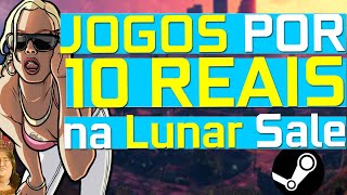 OS MELHORES JOGOS por MENOS de 10 REAIS AGORA no PC  STEAM LUNAR SALE 2021 90 JOGOS BARATOS [upl. by Oloap]