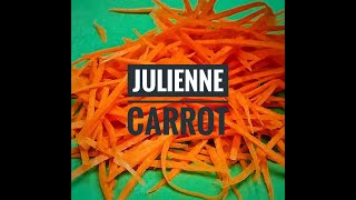 Easy Julienne Carrot Cooking hacks [upl. by Cavallaro240]