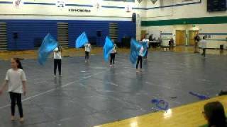 Depoali Middle School Winter Guard 32611 [upl. by Noillimaxam665]