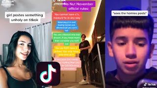 No Nut November TikTok Memes  NNN TikTok Compilation [upl. by Airotnahs]