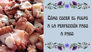 ¿QUIERES APRENDER A COCINAR EL PULPO  ¡Yo te lo explico paso a paso [upl. by Icart]