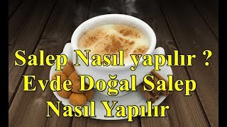 Salep nasıl yapılır  Evde Salep Nasıl Yapılır  Kolay Salep Tarifi☕ [upl. by Euqnimod]