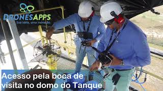 CASE DE SUCESSO INSPEÇÃO POR DRONES EM TANQUES DA INDUSTRIA PETROQUÍMICA [upl. by Dranyar]