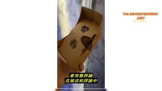 Review Google cardboard 谷歌 紙板DIY VR 手機3D 元宇宙3D立體眼鏡 虛擬實境 紙盒BOX 台中出貨 [upl. by Asseneg]