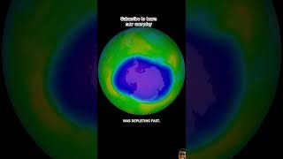 Ozone layer is healing itself science climatechange earth space ozone [upl. by Colfin]