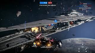 Dismantling the Star Destroyer  Starwars Battlefront 2 No Commentary [upl. by Leahcimluap]