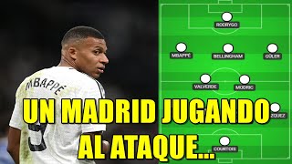 LO QUE YO HARÍA SI FUERA ANCELOTTI  MBAPPÉ Y BELLINGHAM LÍDERES Y FÚTBOL DE ATAQUE [upl. by Aztiraj178]