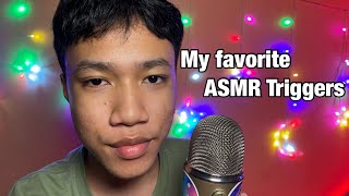 My Top 5 FAVORITE Triggers ASMR [upl. by Kannry]