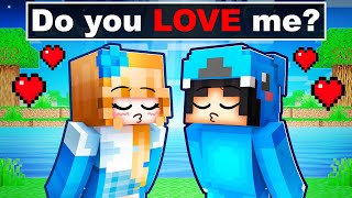 Using a LIE DETECTOR on my Crush in Minecraft [upl. by Notsag]