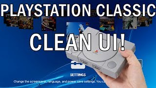 Playstation Classic  CLEAN UI  lolhack exploit [upl. by Enajharas]