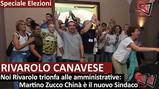 RIVAROLO CANAVESE  Noi Rivarolo trionfa alle amministrative Martino Zucco Chinà è il nuovo Sindaco [upl. by Dame]