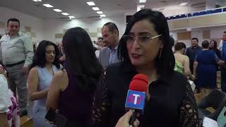 REPORTAJE  BETTY CANTOS  IMPOSICIÓN DE MANDIL [upl. by Llehsem]