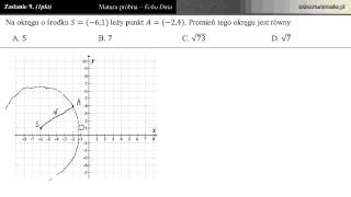 Zadanie 9  Matura próbna 05032013 Echo Dnia [upl. by Bikales]