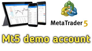 Mt5 demo account  Metatrader 5 demo trading [upl. by Airdnazxela508]