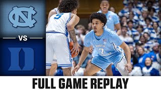 North Carolina vs Duke Full Game Replay  202324 ACC Men’s Basketball [upl. by Fricke]