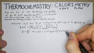 How to Solve Calorimetry Problems Thermochemistry [upl. by Lebar]