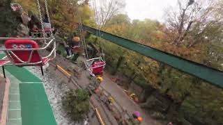 Wiener Wellenflieger  4K POV onride  HALLOWinter  Europa Park [upl. by Tobey599]