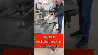 Jointer Basics Flatten a twisted board [upl. by Ahseile]