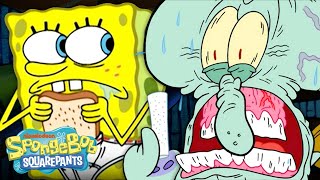 Squidward SpongeBob amp Patrick Play the Boundary Game  Full Scene Pineapple Fever  SpongeBob [upl. by Orsola]