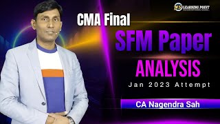 SFM Paper Analysis  CMA Final Jan 2023Dec 2022 Attempt  MCQ Suggested answer  CA Nagendra Sah [upl. by Niram]