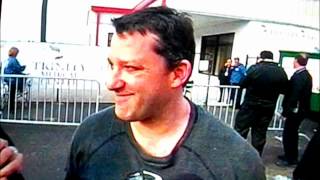 2012 Good Sam Roadside Assistance 500  TONY STEWART INTERVIEW [upl. by Shererd]