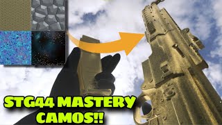 STG44 MASTERY CAMOS  UNLOCK MASTERY CAMO GUIDE  CLASS SETUP [upl. by Attenej]