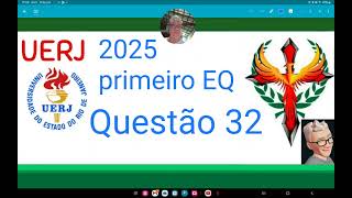 UERJ 2025 primeiro EQ questão 32 A função quadrática f definida por fx  − 32 x2  6x  4 [upl. by Ydna]