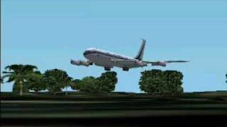 B707300 on Fernando de Noronha FS2002 [upl. by Zetram]