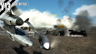 Airplane Crashes Takedowns amp Fails V13  IL2 Great Battles [upl. by Calvina]