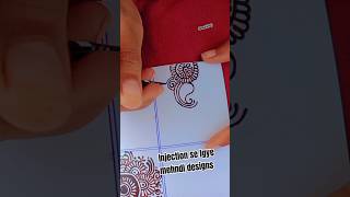 Trending injection pen mehndi designs short yt jannatArt07 [upl. by Adnofal]