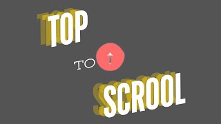 Smooth ScrolltoTop Button Tutorial  Add a Scroll Back to Top Button with HTML CSS amp JavaScript [upl. by Novick163]