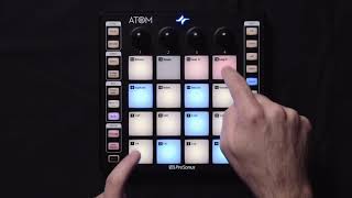 PreSonus ATOM Pad Controller Keyboard mode and changing instrument presets [upl. by Macintyre996]