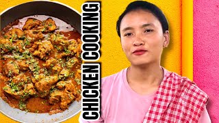 chicken songmani chicken cooking RIYA COOKING  Village cooking riya tripura 2022  EPISODE 6 [upl. by Odey534]