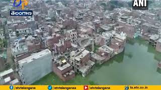 Flood Waters Rising in Uttar Pradesh  People Facing Problems [upl. by Neelasor153]