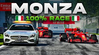 F1 2020 Gameplay Monza 100 Race as Charles Leclerc [upl. by Liane]