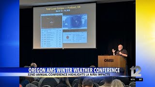 Oregon AMS holds weather conference Prepare for a cold winter [upl. by Enilkcaj]