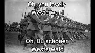 Westerwaldlied  German Marching Song [upl. by Thomasin29]