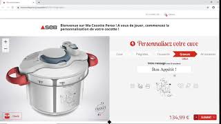 Seb Clipso Minut’  Customize your pressure cooker in Interactive 3D [upl. by Atcliffe]