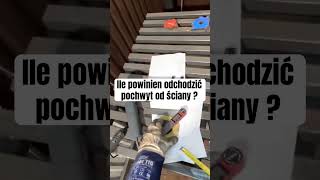 Ile powinien odchodzić pochwyt od ściany  spawanie diy balustrady praca welding pochwyt [upl. by Nageam182]