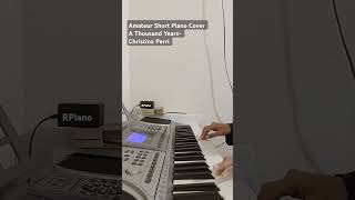 Short Piano Cover A Thousand Years  Christina Perri shorts pianocover athousandyears [upl. by Dier]