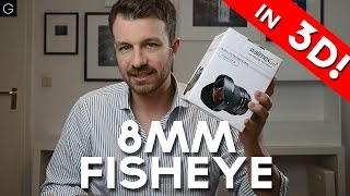 Walimex Pro 8mm Fisheye in 3D vorgestellt VLOG12 [upl. by Cyndia]